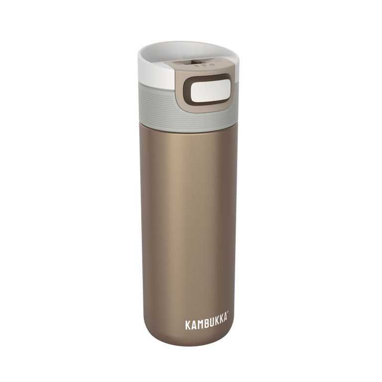 Vooraanzicht van Kambukka Etna 500 ml Coffee Brown thermosfles