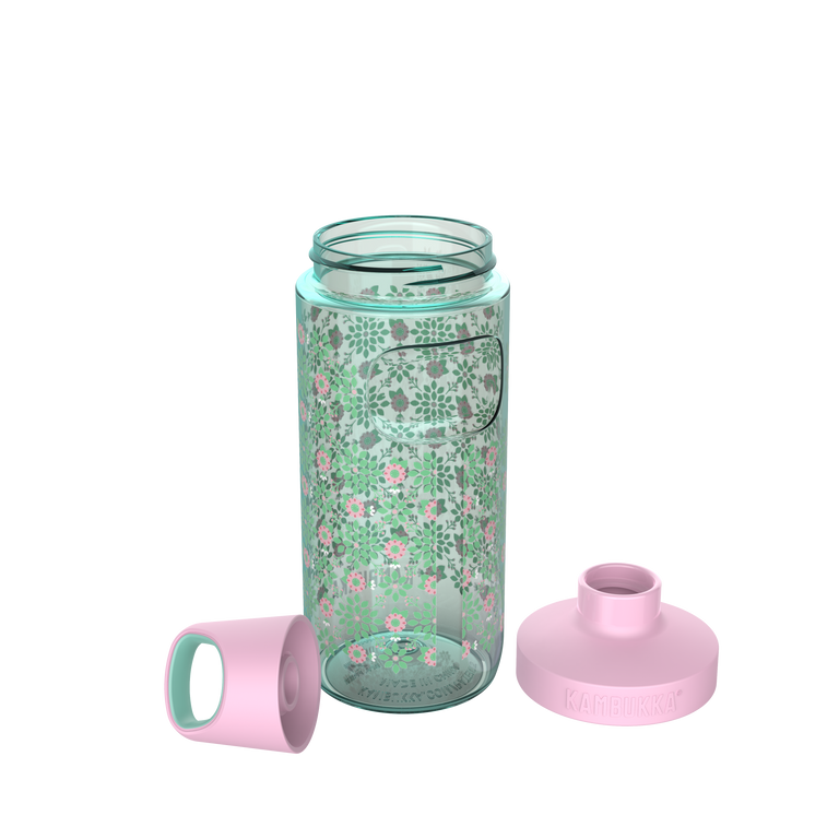 Kambukka Waterfles met deksel links Reno 500 ml Flower Garden
