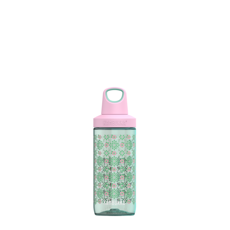 Vooraanzicht van Kambukka Reno 500 ml Flower Garden Waterfles