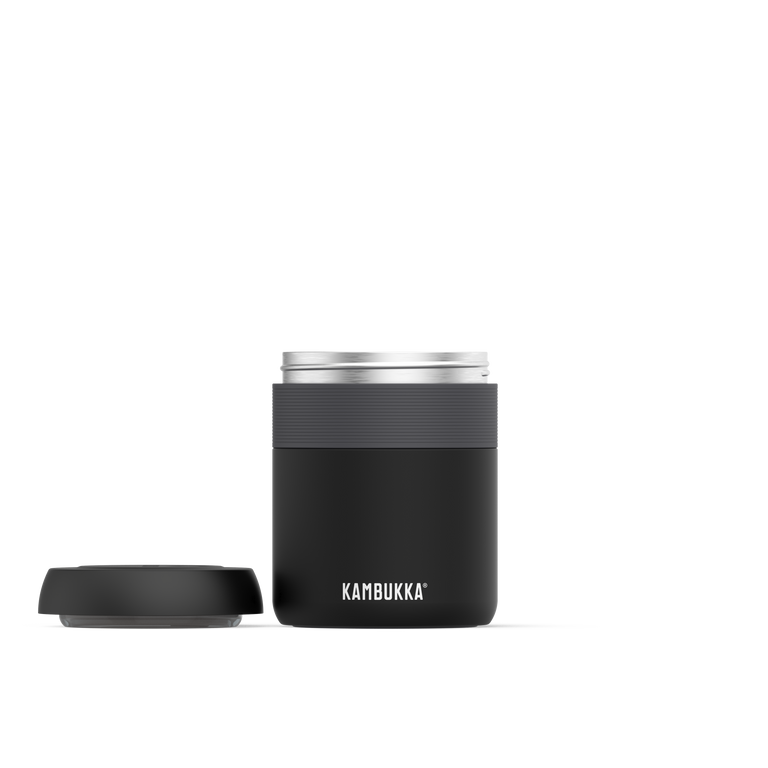 Kambukka Lunchbox Bora 600 ml Matte Black zonder deksel